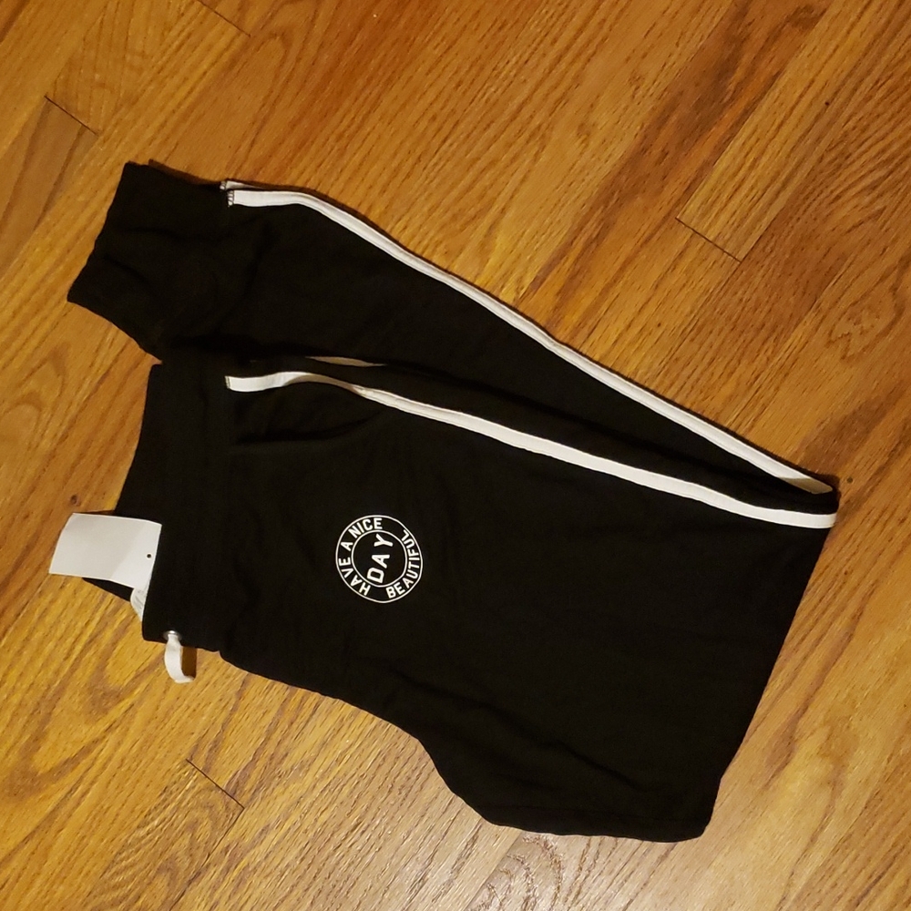 NWT H&M Kids Black Pull On Jogger Pants